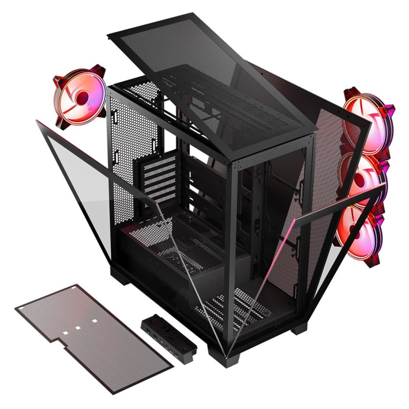 MODECOM Volcano SPACE APEX ARGB MIDI USB 3.0 X 2 CYPE-C MODECOM Volcano SPACE APEX ARGB MIDI USB 3.0 X 2 CYPE-C