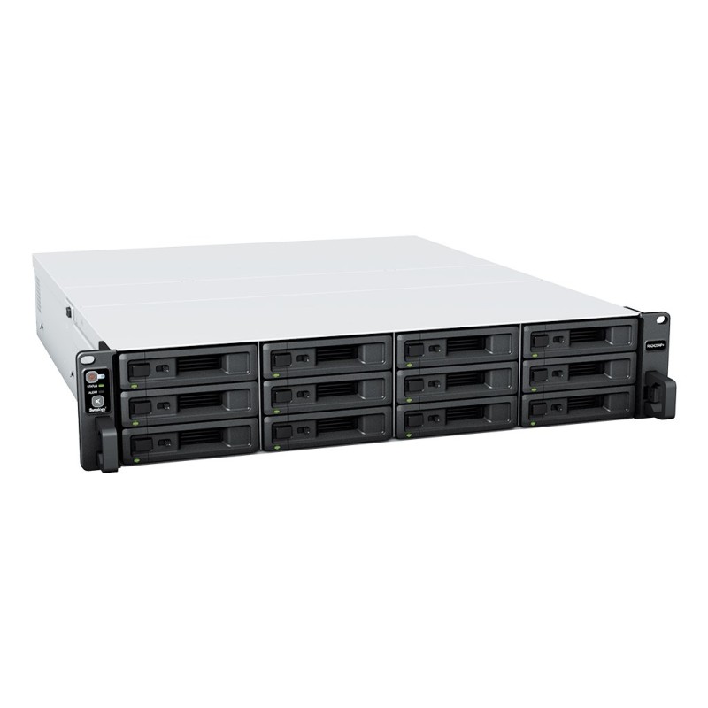 Synology RackStation RS2423+ NAS/storage server Rack (2U) Ryzen Embedded V1780B 8 GB DDR4 0 TB DiskStation Manager Black, Grey Synology RackStation RS2423+ NAS/storage server Rack (2U) Ryzen Embedded V1780B 8 GB DDR4 0 TB DiskStation Manager Black, Grey