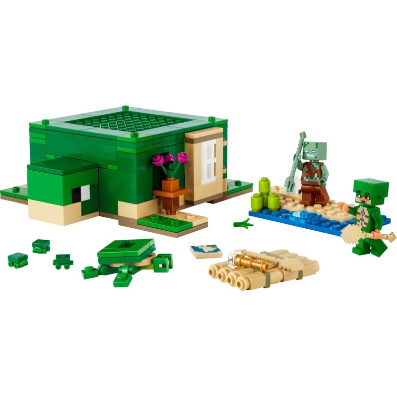 LEGO MINECRAFT 21254 THE TURTLE BEACH HOUSE LEGO MINECRAFT 21254 THE TURTLE BEACH HOUSE