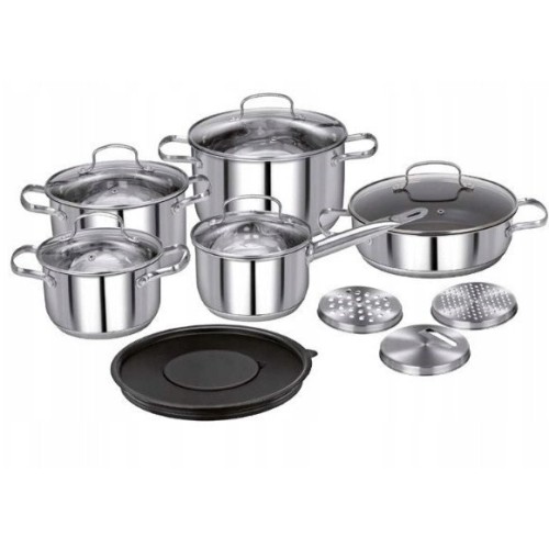 Smile 14-piece cookware set MGK-22 with cutting board set Smile 14-piece cookware set MGK-22 with cutting board set