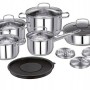Smile 14-piece cookware set MGK-22 with cutting board set
