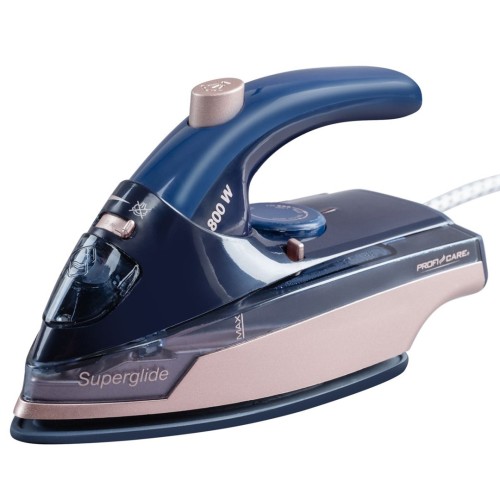 ProfiCare PC-DB 3125 Steam iron Ceramic soleplate 800 W Blue, Rose ProfiCare PC-DB 3125 Steam iron Ceramic soleplate 800 W Blue, Rose