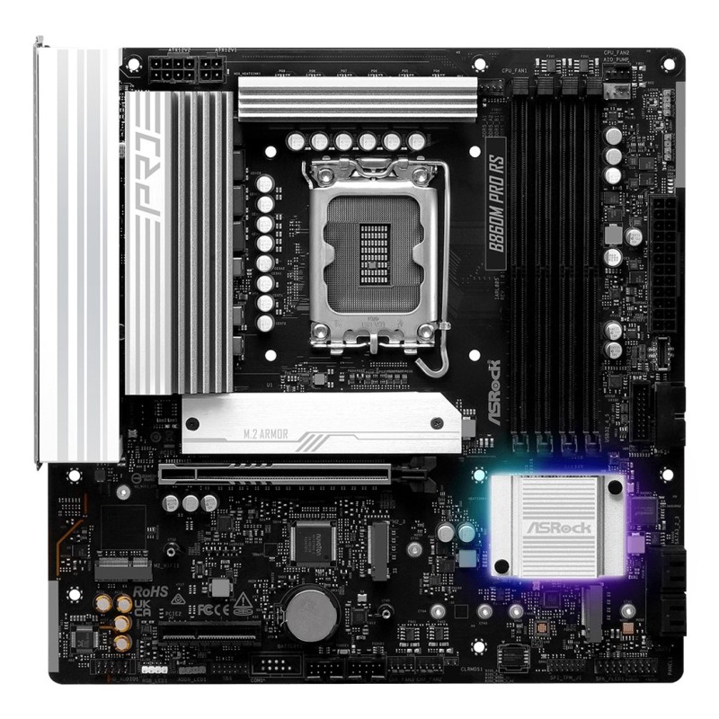 Asrock B860M Pro RS Intel B860 LGA 1851 (Socket V1) micro ATX Asrock B860M Pro RS Intel B860 LGA 1851 (Socket V1) micro ATX