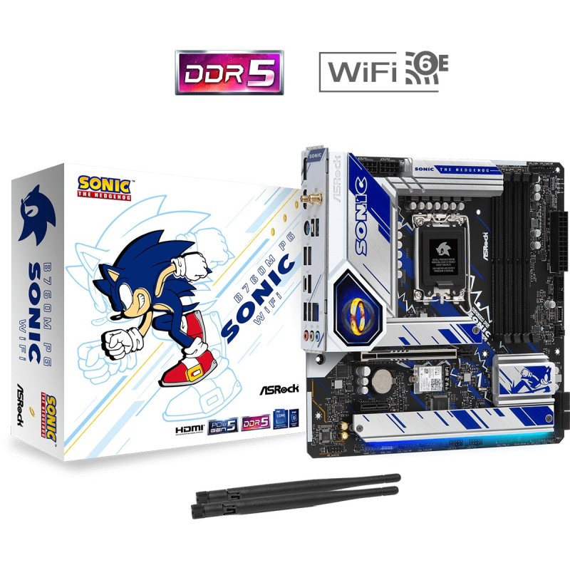 Asrock B760M PG SONIC WIFI Intel B760 LGA 1700 micro ATX Asrock B760M PG SONIC WIFI Intel B760 LGA 1700 micro ATX