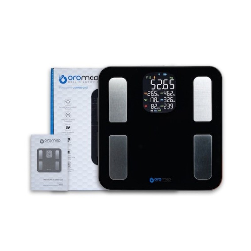 Electronic bathroom scale OROMED ORO-BLUETOOTH SMART black Electronic bathroom scale OROMED ORO-BLUETOOTH SMART black
