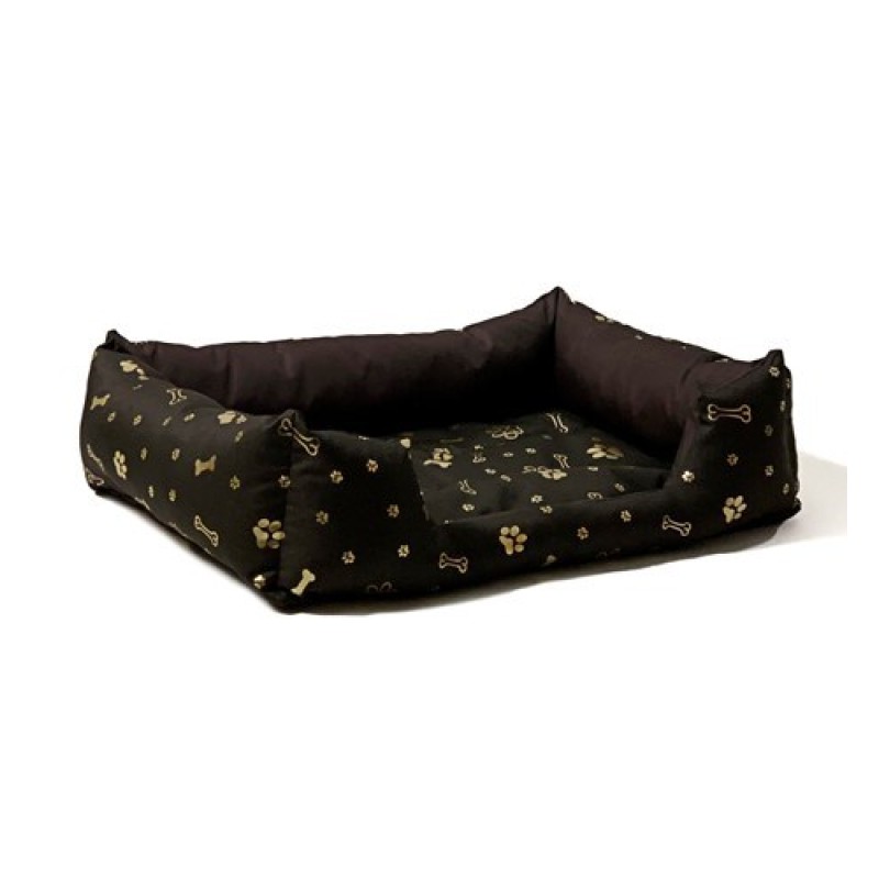 GO GIFT Dog bed XL - brown - 75x55x15 cm GO GIFT Dog bed XL - brown - 75x55x15 cm