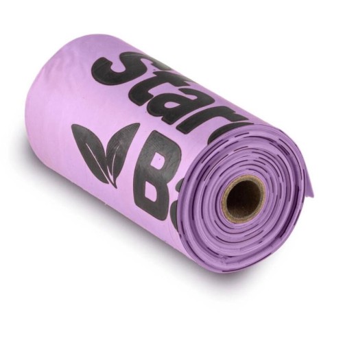 STARCH BAG - Dog poop bags -  1 x 15 pcs STARCH BAG - Dog poop bags -  1 x 15 pcs