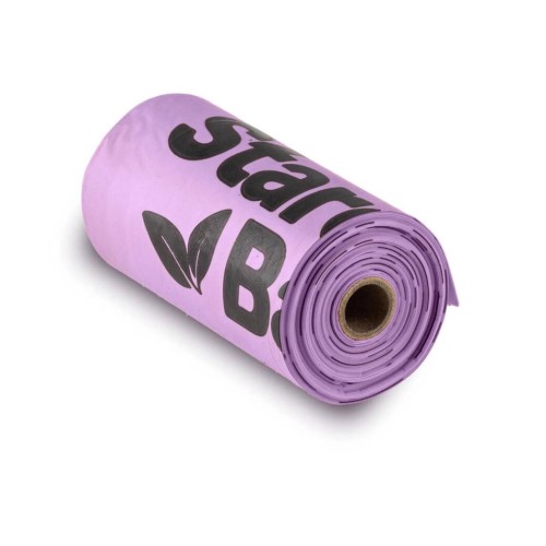 STARCH BAG - Dog poop bags -  1 x 15 pcs STARCH BAG - Dog poop bags -  1 x 15 pcs