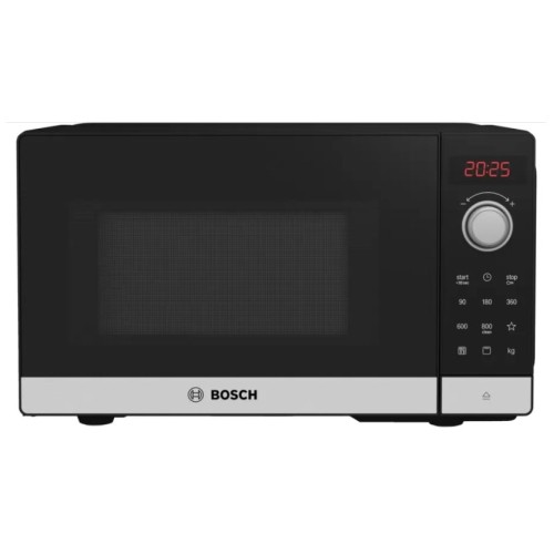 Bosch Serie 2 FEL023MS2 microwave Countertop Solo microwave 20 L 800 W Black, Stainless steel Bosch Serie 2 FEL023MS2 microwave Countertop Solo microwave 20 L 800 W Black, Stainless steel