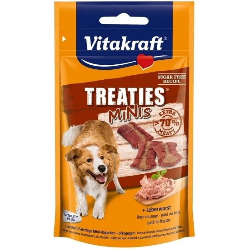 VITAKRAFT Treaties Minis with liver - dog treat - 48 g