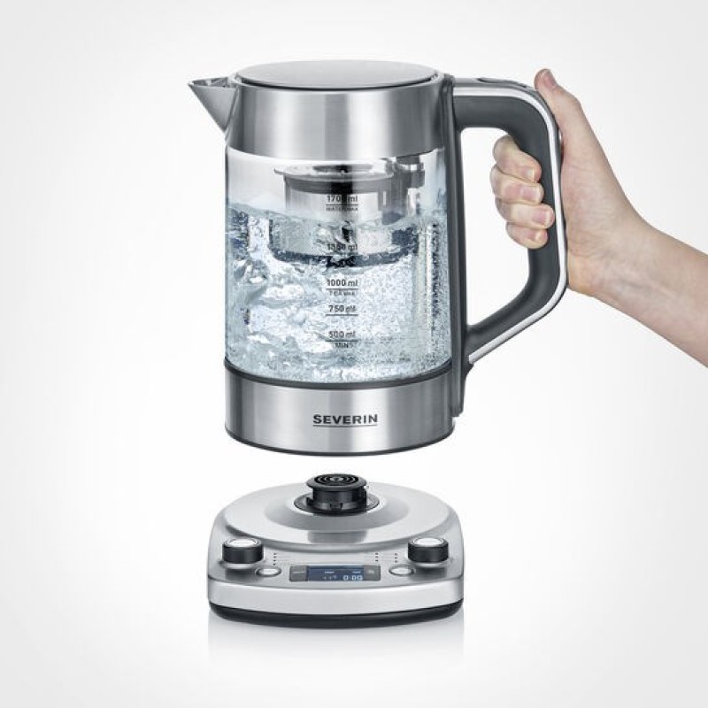 SEVERIN ELECTRIC KETTLE, GLASS, 1,7L, 3000W WK3422 SEVERIN ELECTRIC KETTLE, GLASS, 1,7L, 3000W WK3422