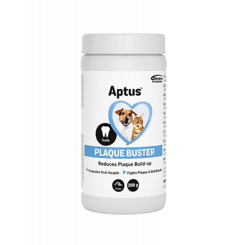 APTUS Plaque Buster Healthy teeth and gums - supplements for dogs and cats – 200g APTUS Plaque Buster Healthy teeth and gums - supplements for dogs and cats – 200g