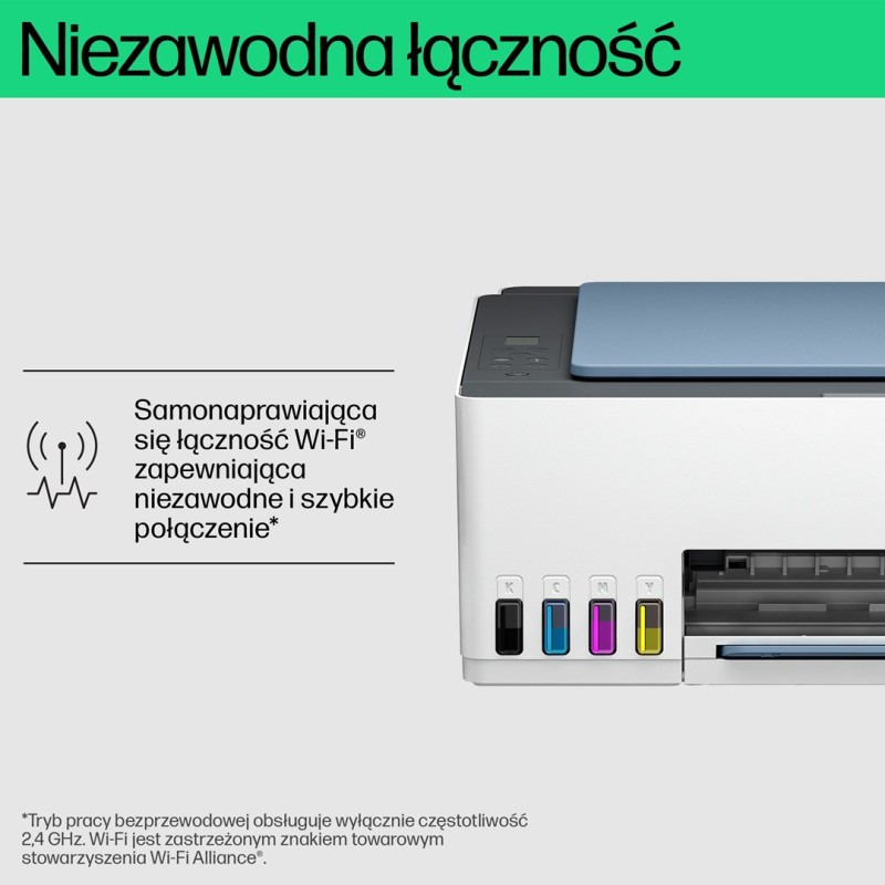 HP Smart Tank 585 All-in-One Printer, Home and home office, Print, copy, scan, Wireless; High-volume printer tank; Print from phone or tablet; Scan to PDF HP Smart Tank 585 All-in-One Printer, Home and home office, Print, copy, scan, Wireless; High-volume printer tank; Print from phone or tablet; Scan to PDF