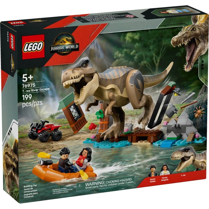 LEGO JURASSIC WORLD 76975 T-Rex River Escape