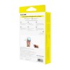 Baseus Free2Pull Expandable USB C to iP Ligtning fast charging cable 1 m 20 W Blue Baseus Free2Pull Expandable USB C to iP Ligtning fast charging cable 1 m 20 W Blue