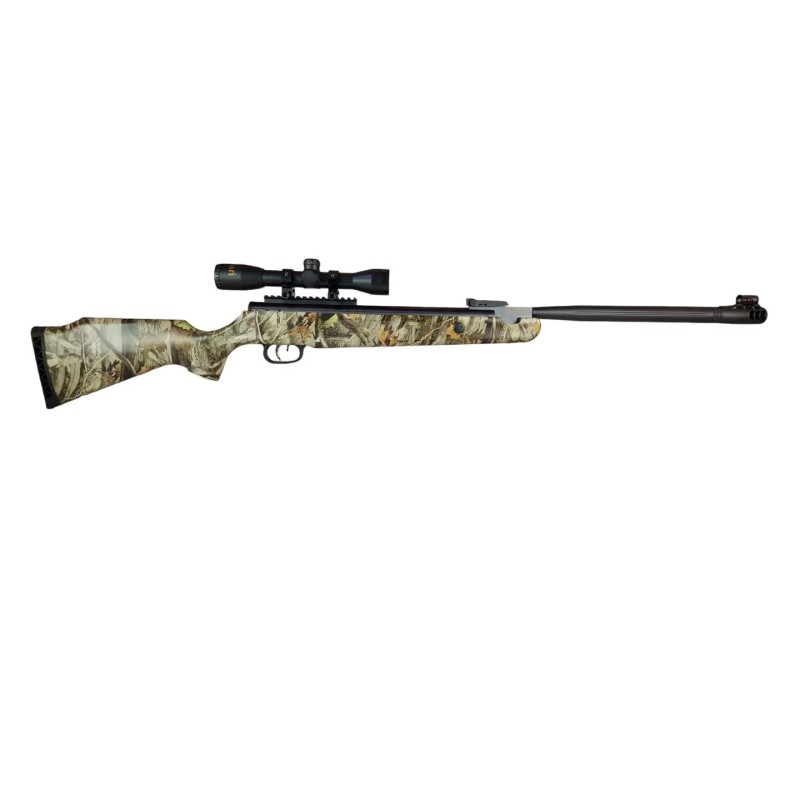 BEEMAN 1155 Camouflage 4.5mm air rifle spr. 1-shot. +luneta 4x32 up to 17J