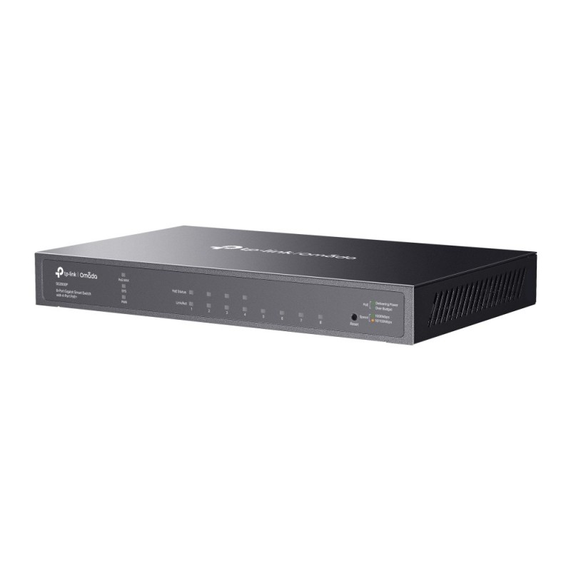 TP-Link Omada 8-Port Gigabit Smart Switch with 4-Port PoE+ TP-Link Omada 8-Port Gigabit Smart Switch with 4-Port PoE+