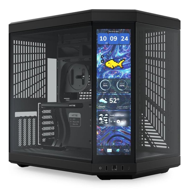 HYTE Y70 touch infinite Midi Tower Black HYTE Y70 touch infinite Midi Tower Black