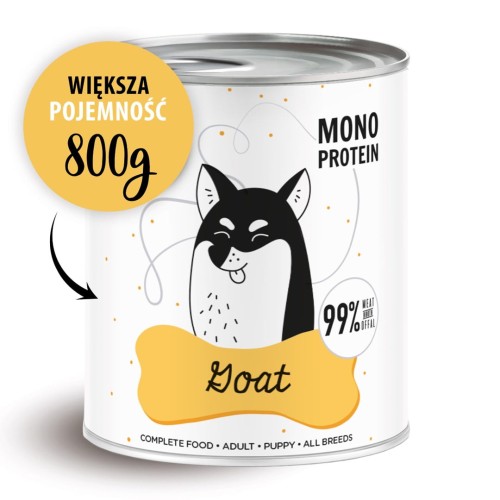 PAKA ZWIERZAKA Pepe Goat - wet dog food - 800g PAKA ZWIERZAKA Pepe Goat - wet dog food - 800g