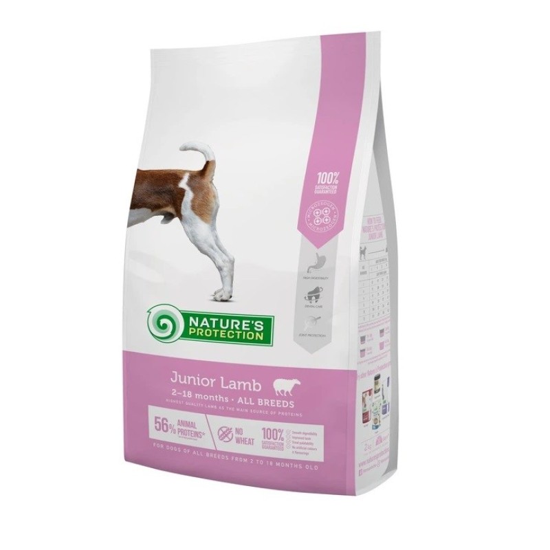 NATURE'S PROTECTION Junior Lamb - dry dog food - 7,5kg NATURE'S PROTECTION Junior Lamb - dry dog food - 7,5kg
