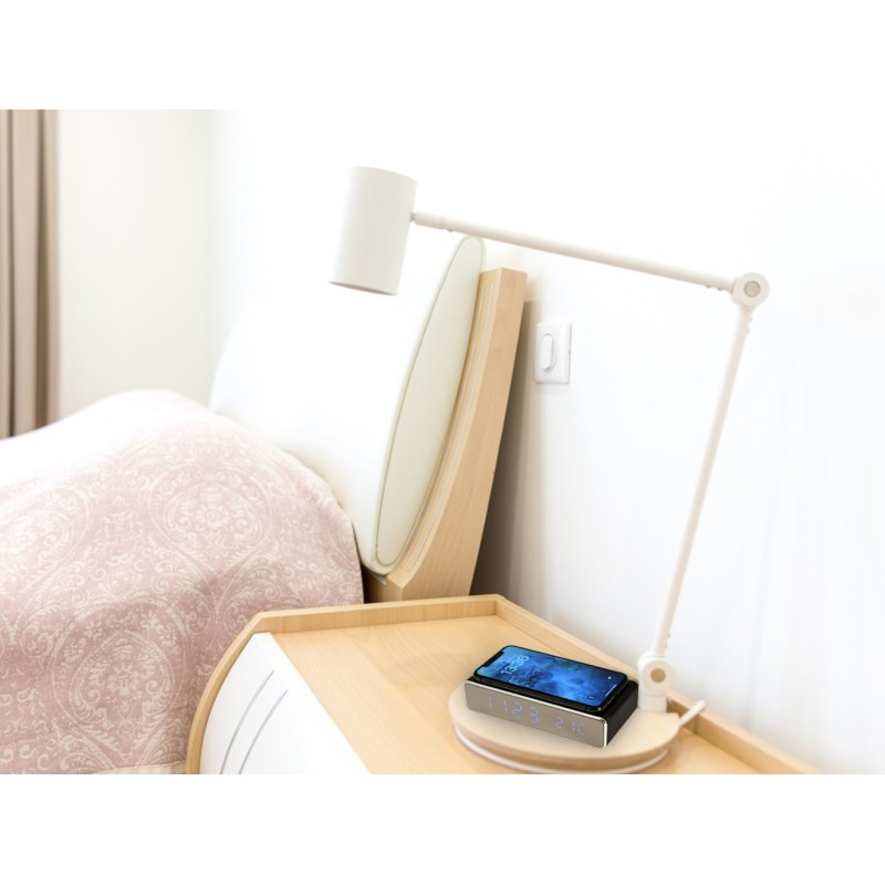 Gembird DAC-WPC-01 alarm clock Digital alarm clock Black Gembird DAC-WPC-01 alarm clock Digital alarm clock Black