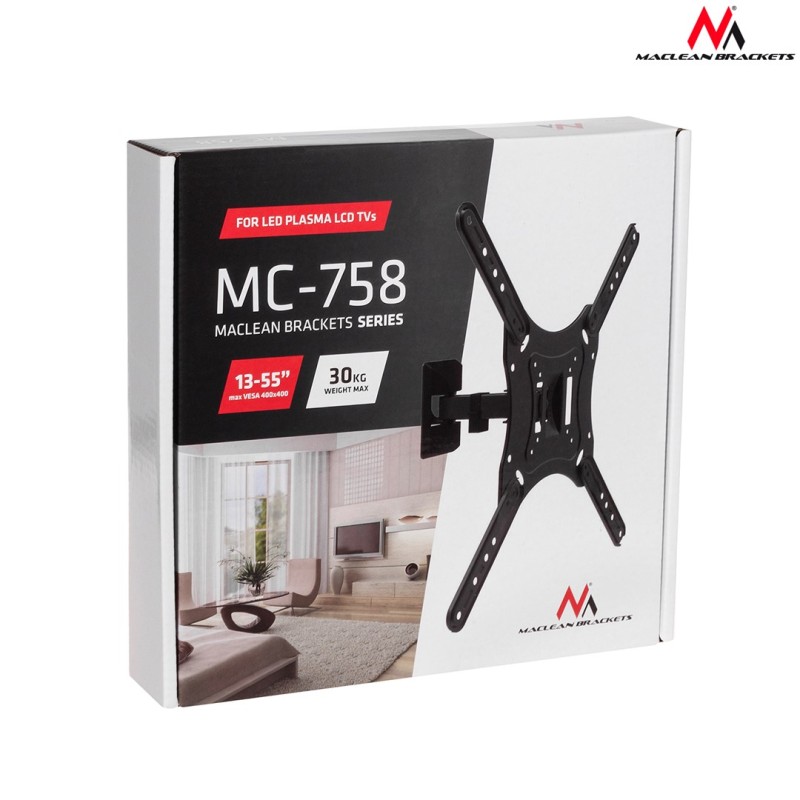 TV & Monitor Wall Mount Maclean MC-758 Brackets TV & Monitor Wall Mount Maclean MC-758 Brackets