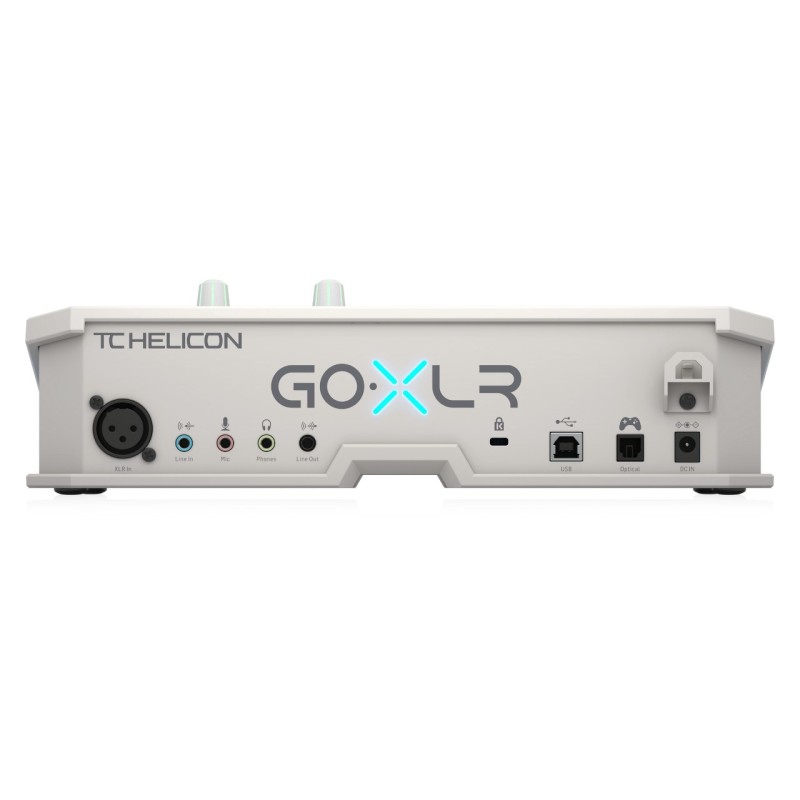 TC Helicon GO XLR-WH - USB audio mixer and interface, white TC Helicon GO XLR-WH - USB audio mixer and interface, white