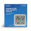 SAVIO Wireless weather station, temperature and humidity sensor, for indoor use, LCD screen, clock, date, handle with magnet, CT-01/W White SAVIO Wireless weather station, temperature and humidity sensor, for indoor use, LCD screen, clock, date, handle with magnet, CT-01/W White