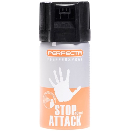 Gaz pieprzowy Perfecta Stop Attack stożek 40 ml Gaz pieprzowy Perfecta Stop Attack stożek 40 ml