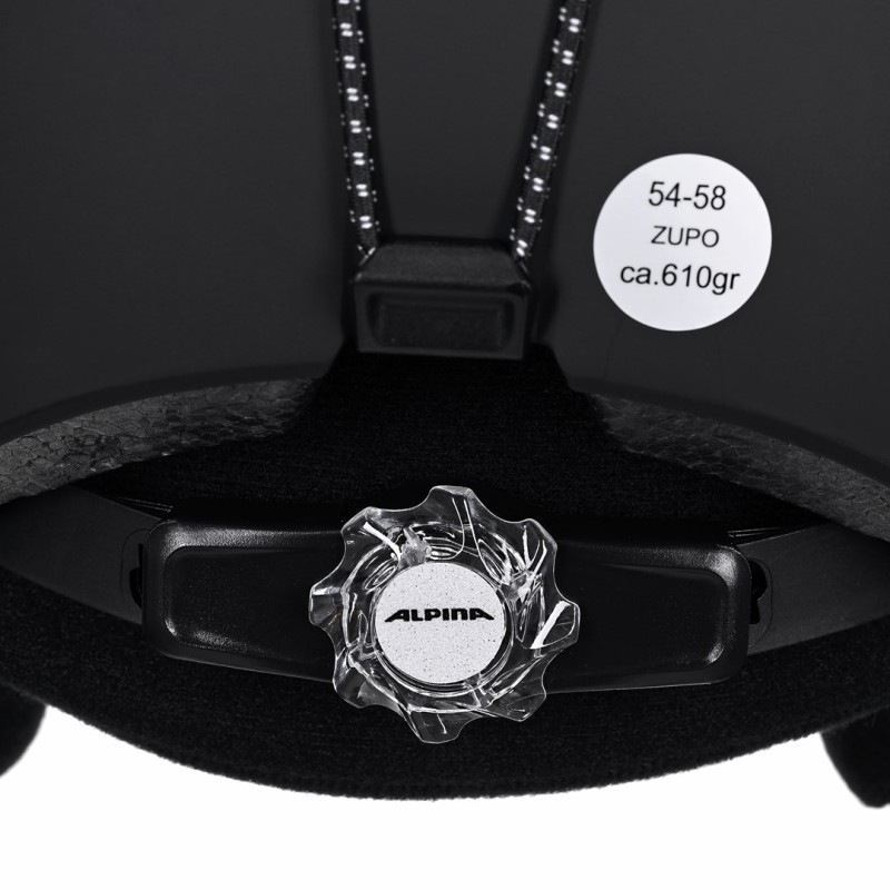 WINTER HELMET ALPINA ZUPO BLACK MATT 54-58 WINTER HELMET ALPINA ZUPO BLACK MATT 54-58