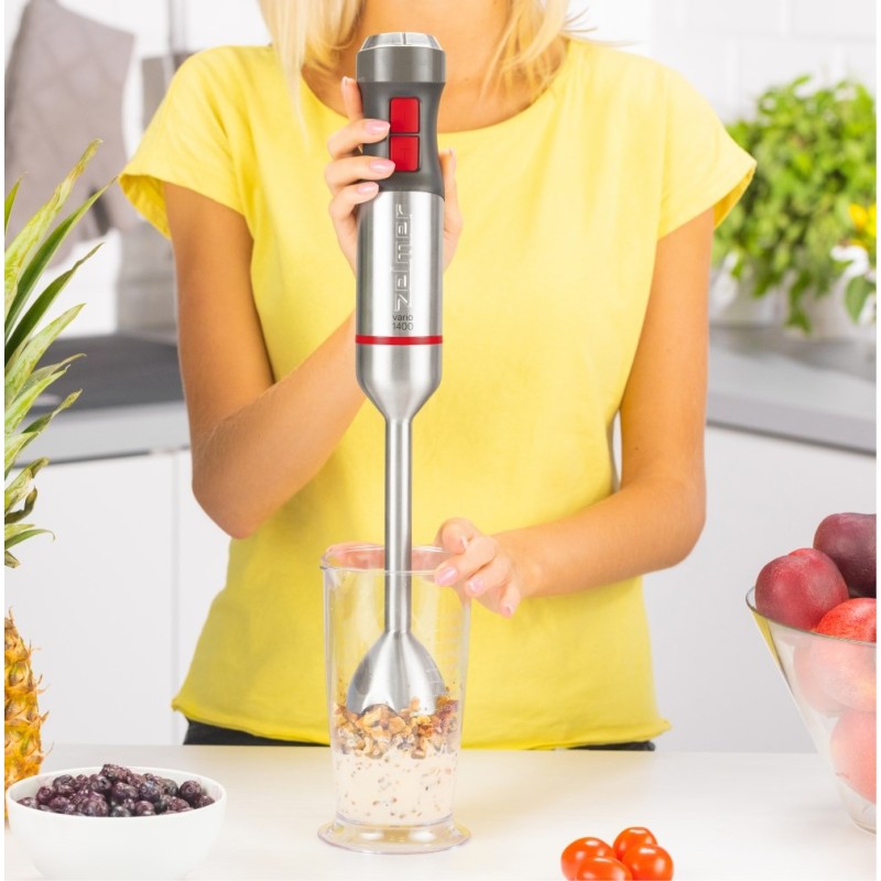 Zelmer ZHB4652 VARIO 0.5 L Immersion blender 1400 W Grey, Silver Zelmer ZHB4652 VARIO 0.5 L Immersion blender 1400 W Grey, Silver