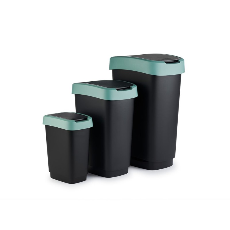 ROTHO Twist Green - trash bin – 25l ROTHO Twist Green - trash bin – 25l