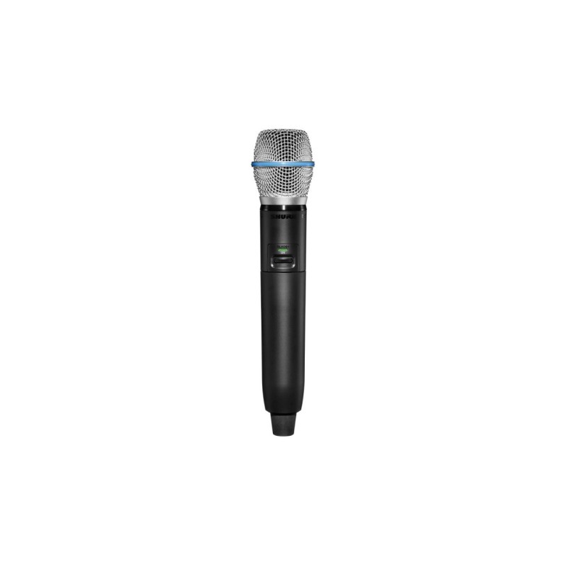 Shure GLXD2+/B87A-Z4 - Cyfrowy nadajnik bezprzewodowy doręczny DUAL BAND z główką Beta87A Shure GLXD2+/B87A-Z4 - Cyfrowy nadajnik bezprzewodowy doręczny DUAL BAND z główką Beta87A