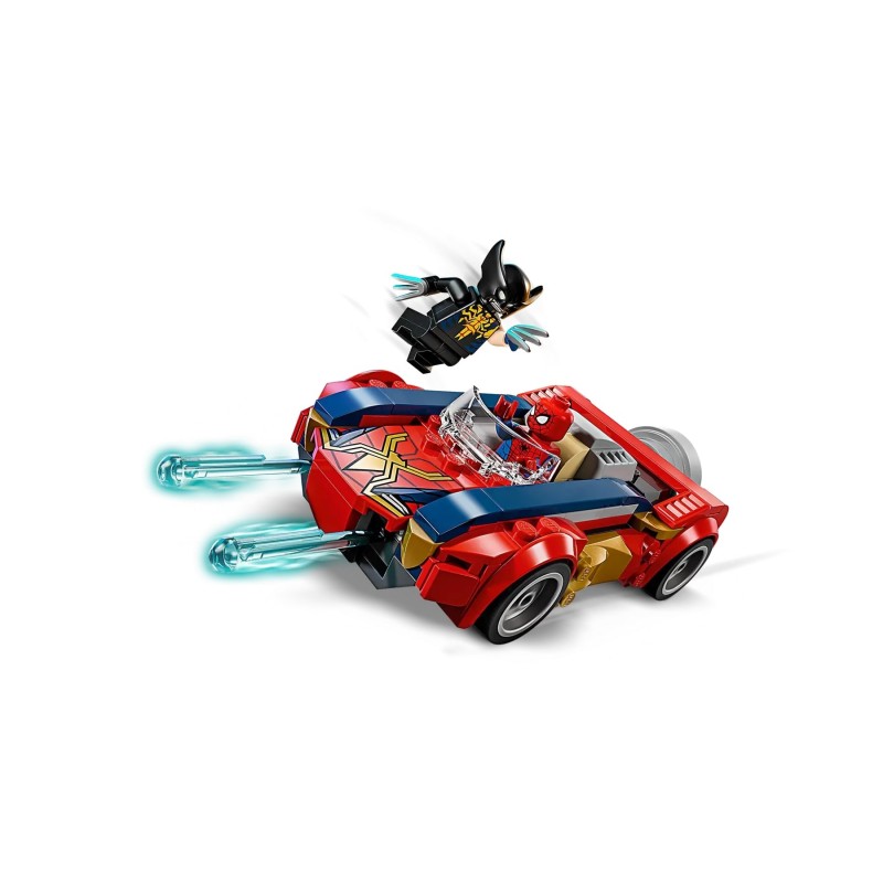 LEGO MARVEL 76336 Spider-Man Car vs. Venomized Wolverine