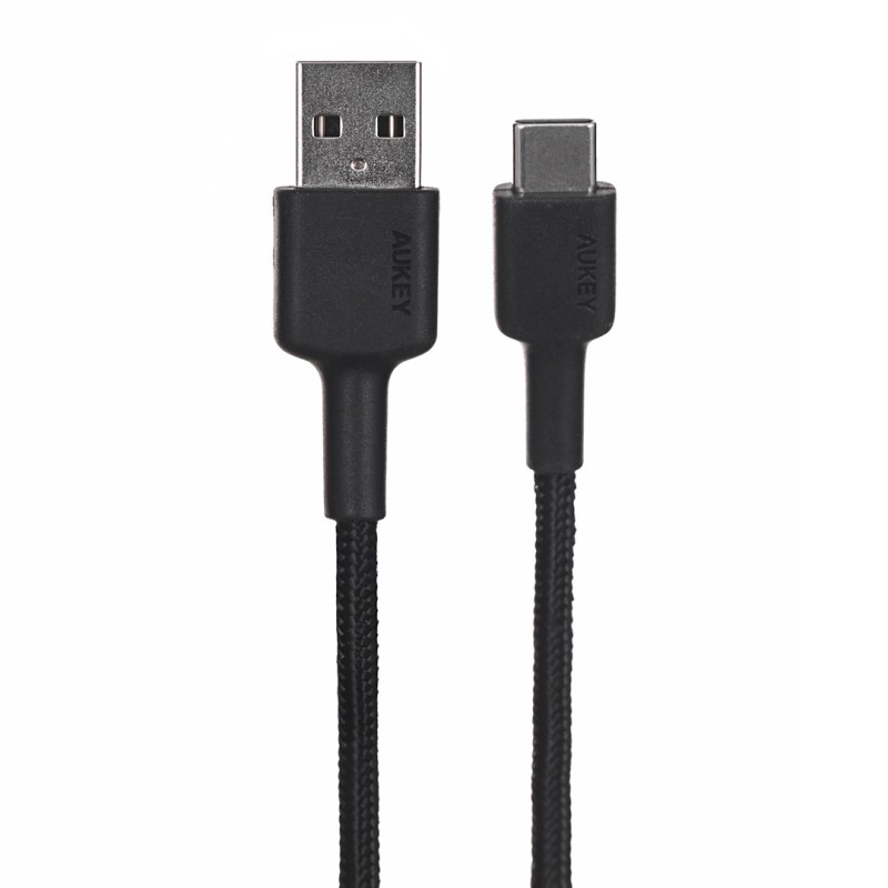 AUKEY CB-NCC2 USB-C Type-C Power Delivery PD 60W 3A 1.8m Nylon Black AUKEY CB-NCC2 USB-C Type-C Power Delivery PD 60W 3A 1.8m Nylon Black