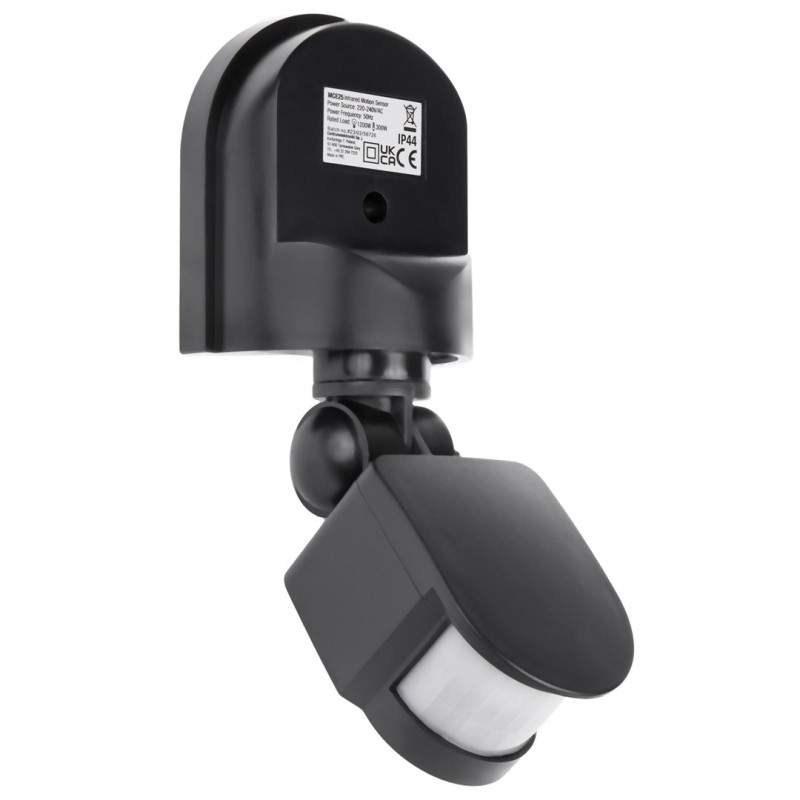 Maclean MCE25 GR Wall-Mounted 180° Motion & Dusk Sensor, 1200W Max, Grey Maclean MCE25 GR Wall-Mounted 180° Motion & Dusk Sensor, 1200W Max, Grey
