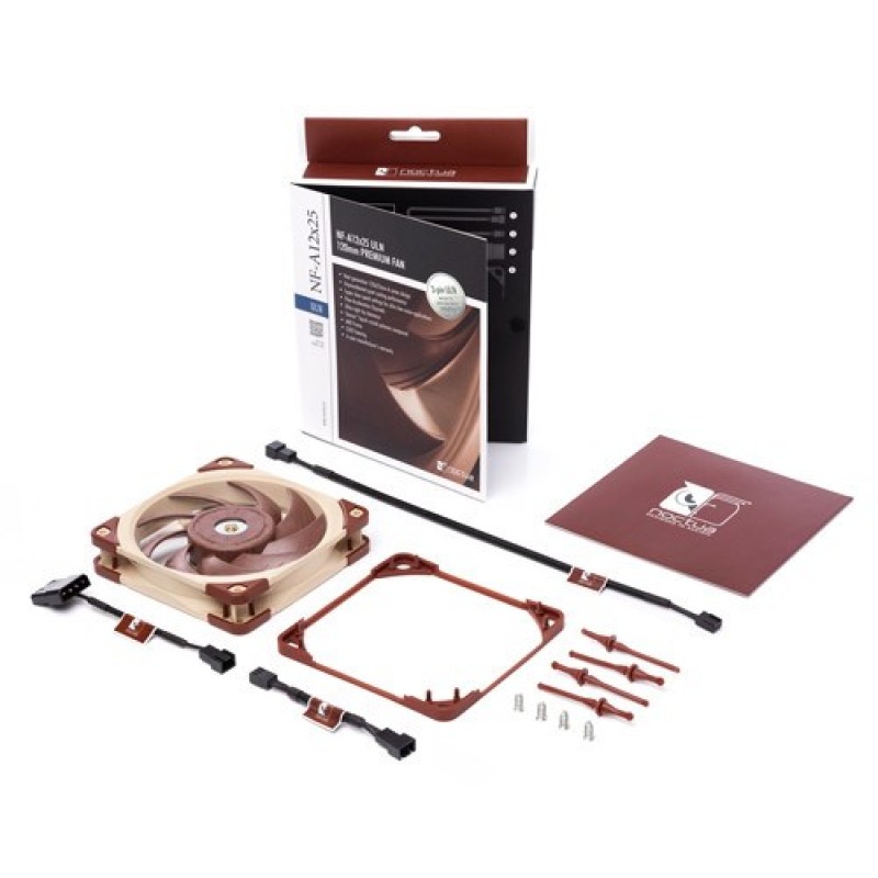 Noctua NF A12x25 ULN Computer case Fan 12 cm Beige, Red Noctua NF A12x25 ULN Computer case Fan 12 cm Beige, Red
