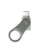 Silicon Power Mobile C80 USB flash drive 16 GB USB Type-A / USB Type-C 3.0 (3.1 Gen 1) Titanium Silicon Power Mobile C80 USB flash drive 16 GB USB Type-A / USB Type-C 3.0 (3.1 Gen 1) Titanium