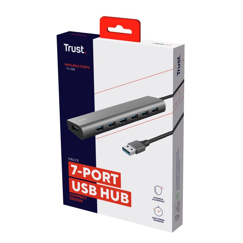 UNITEK Y-3089V01 interface hub USB 3.2 Gen 1 (3.1 Gen 1) Type-A 5000 Mbit/s Black UNITEK Y-3089V01 interface hub USB 3.2 Gen 1 (3.1 Gen 1) Type-A 5000 Mbit/s Black