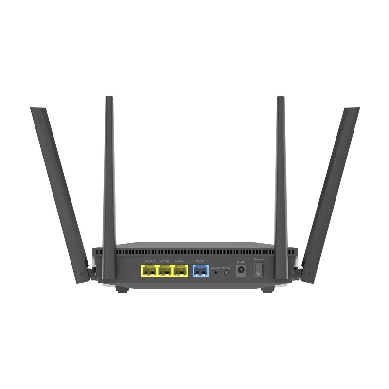 ASUS RT-AX52 AX1800 AiMesh wireless router Gigabit Ethernet Dual-band (2.4 GHz / 5 GHz) Black ASUS RT-AX52 AX1800 AiMesh wireless router Gigabit Ethernet Dual-band (2.4 GHz / 5 GHz) Black