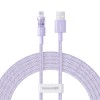 Baseus Gem USB to IP 2.4A fast charging cable 2 m Purple Baseus Gem USB to IP 2.4A fast charging cable 2 m Purple