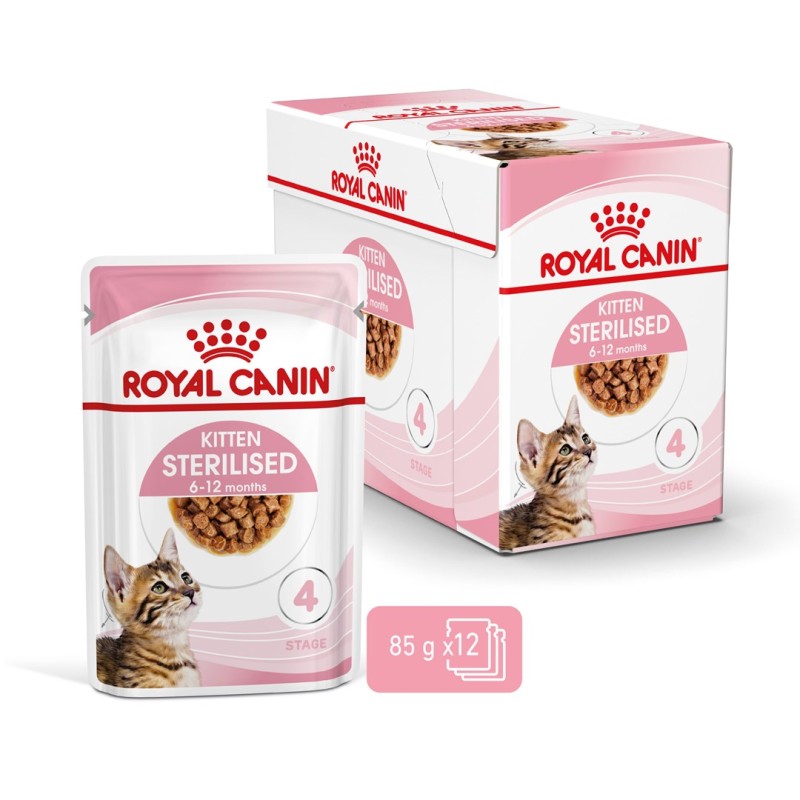 Royal Canin Sterilised Gravy 12x85g Royal Canin Sterilised Gravy 12x85g