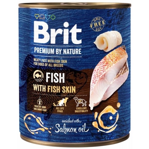 BRIT Premium by nature Fish with fish skin - wet dog food - 800g BRIT Premium by nature Fish with fish skin - wet dog food - 800g