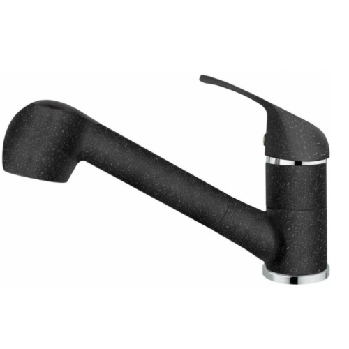 Pyramis Fido Granit Kitchen mixer 090920138 black dotted