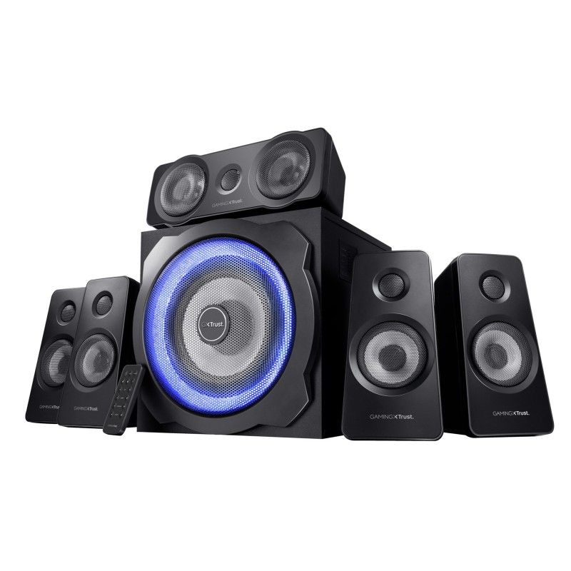 Trust GXT 658 Tytan 5.1 speaker set 90 W Universal Black 5.1 channels Trust GXT 658 Tytan 5.1 speaker set 90 W Universal Black 5.1 channels