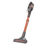 Black & Decker BHFEV182C-QW stick vacuum/electric broom 2-in-1 stick vacuum Battery Dry Bagless Orange, Titanium 2 Ah