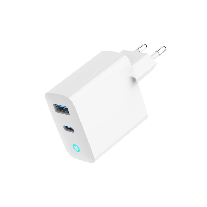 Gembird TA-UC-PDQC65L-W-01 mobile device charger Universal White AC Fast charging Indoor