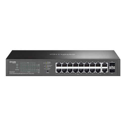 OMADA ES220GP network switch Managed Gigabit Ethernet (10/100/1000) Power over Ethernet (PoE) Black