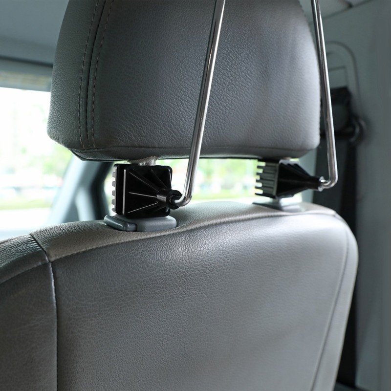 Maclean MC-870 Universal Car Hanger For Headrest Seat Bracket Car Coat Hanger Black Maclean MC-870 Universal Car Hanger For Headrest Seat Bracket Car Coat Hanger Black
