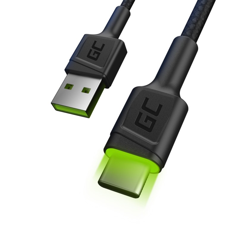 Green Cell KABGC13 USB cable USB 2.0 2 m USB A USB C Black Green Cell KABGC13 USB cable USB 2.0 2 m USB A USB C Black